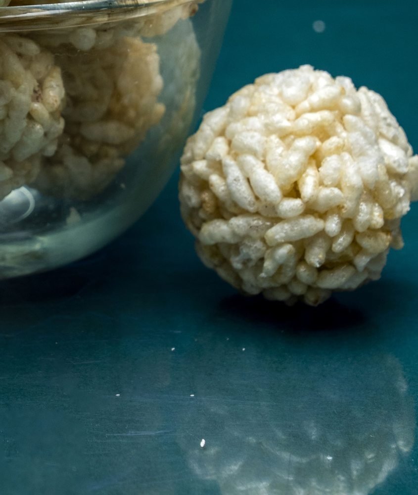 Murmura Laddu Close-up